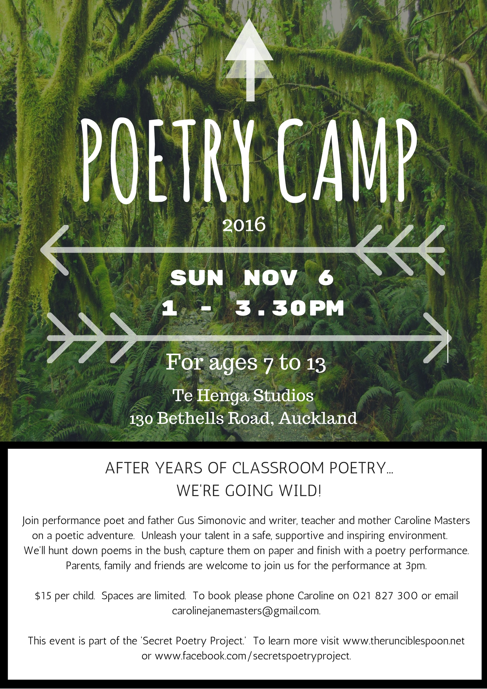 POETRY CAMP POSTER