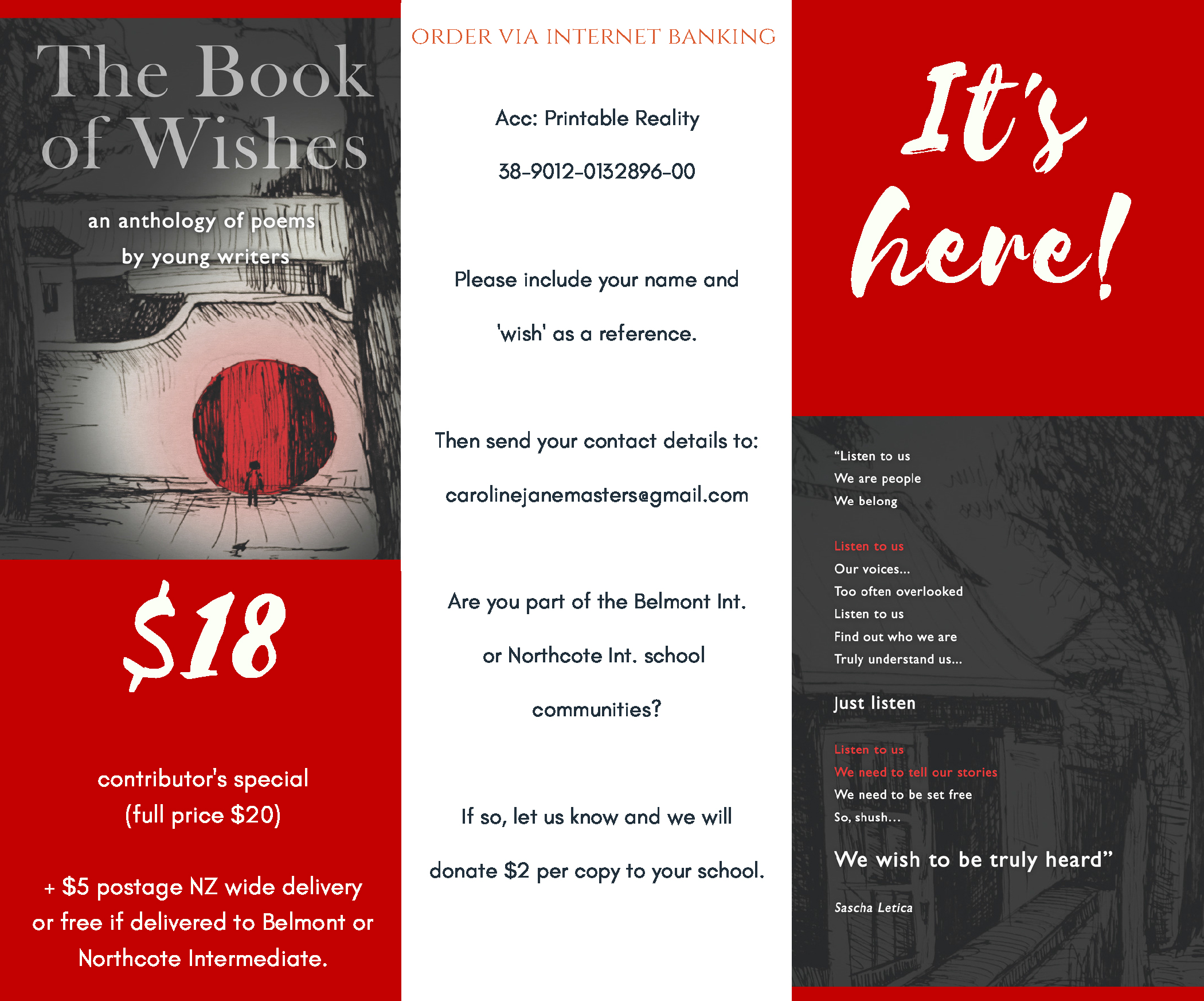 The Book of Wishes order information
